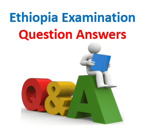 Ethiopia National Exam Question and Answer [PDF]