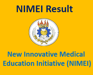 NIMEI Medical Entrance Exam Result 2023